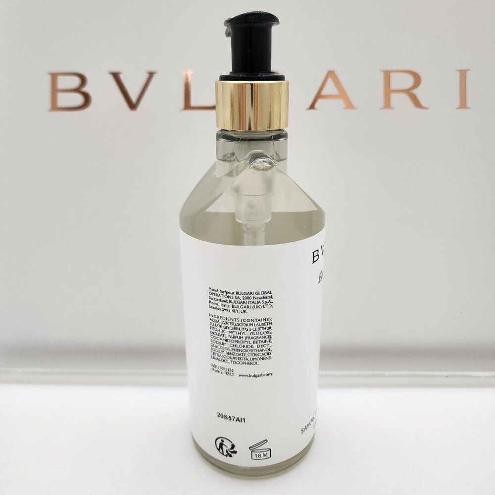 BVLGARI White Tea Liquid Soap 10.1 FL. OZ / 300ml - Picture 2 of 3